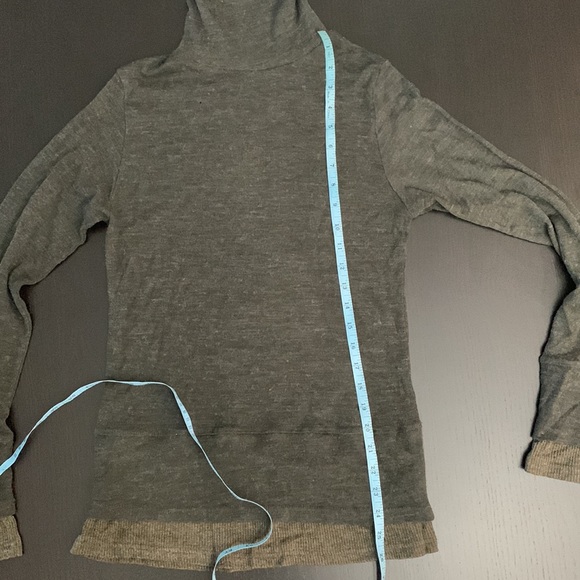 Dark brown thin turtle neck size S - Picture 6 of 8